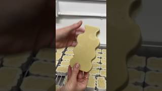 Making a giant shampoo bar 😏 shampoobar soapmaking smallbusiness conditionerbar [upl. by Anileve]