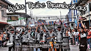 KIDOS TRIBE DRUMBEATERS  CHAMPION IN FIRST DRUMBEATS COMPETITION  PANDACAN MANILA  FIESTA 2023 [upl. by Nelyag355]