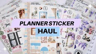 Journaling Sticker Kits amp Washi Tape  haul [upl. by Yuht]