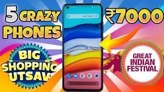 Best phone under 7000 in Flipkart Big Shopping Utsav amp Amazon GIF Sale 2024 [upl. by Nemra]