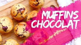 Recette Muffins Pépites Chocolat │PerfectHonesty [upl. by Adhamh331]