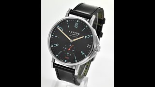 Nomos Tangente Sport Neomatik 42 Datum Schwarz FM15664 [upl. by Attegroeg542]