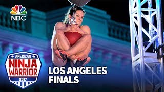 Rebekah Bonilla at the Los Angeles City Finals  American Ninja Warrior 2017 [upl. by Boles]