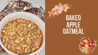 Baked Apple Oatmeal [upl. by Rabbi]