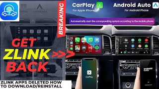 Install Zlink5 Apps for Apple Carplay amp Android Auto Reinstall Zlink App How to Download Zlink App [upl. by Rosalee163]