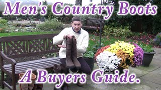 Mens Tall Or Knee High Country Boots Buyers Guide [upl. by George]