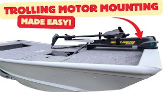 Trolling Motor Mounting Bracket Info and Install [upl. by Trimble]