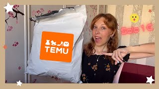 Mega Haul  Prodotti TEMU a solo 1€ [upl. by Allana890]