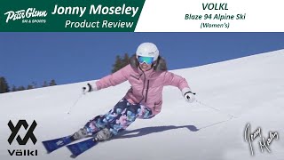 Volkl Blaze 94 Alpine Ski Womens Product Review [upl. by Nnylav]