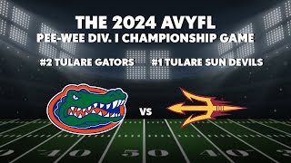 The 2024 AVYFL PeeWee Div I Championship Game [upl. by Jabe655]