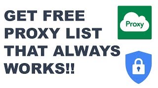 How to Get Free Proxy Lists That Always Works  How to Use Proxy [upl. by Atnomed]