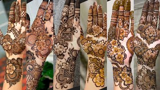 new mehndi design 2024 front hand Arabic mehndi design simple alveenafatimaA [upl. by Ecire820]