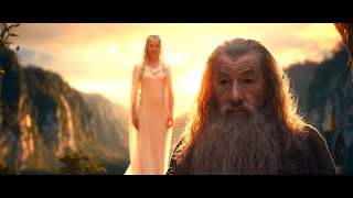 El Hobbit Discurso emotivo de Gandalf con Galadriel Escena completa [upl. by Morris316]