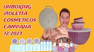 Unboxing  Violetta Cosméticos  Campaña 122023 [upl. by Bekelja233]