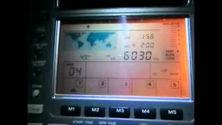 Sony ICFSW55 vs Tecsun PL660 on 6030 Khz R Marti [upl. by Diannne]