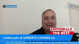 L EDITORIALE DI UMBERTO CHIARIELLO 0907 [upl. by Pelson]