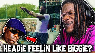 HEADIE ONE FEELIN LIKE BIGGIE quotMore Money More Problemsquot REACTION [upl. by Rehpotsrik]