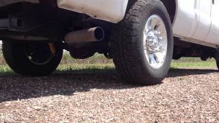 Ford 60 F250 Muffler amp Cat Delete Straight Exhaust [upl. by Mohammad]