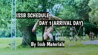 Issb Schedule Day 1Arrival Day By Issb Materials [upl. by Barina334]