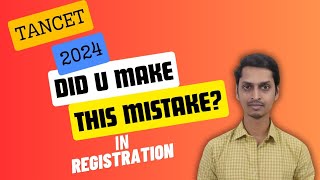 TANCET 2024Dont make this mistakes in Counselling Registration [upl. by Nelluc]