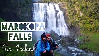 MAROKOPA FALLS  NEW ZEALAND [upl. by Lubbock417]