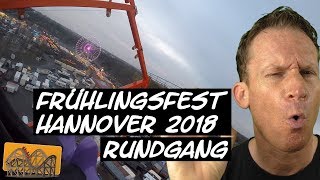 Frühlingsfest Hannover 2018 Rundgang  Funfairblog 156 HD [upl. by Lindi84]