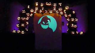 Oogie Boogies Song  Halloween light show 2011 [upl. by Sorvats]