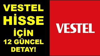 VESTEL HİSSE ANALİZİ VE VESTEL HİSSE YORUMU BİST 100 [upl. by Hooge761]