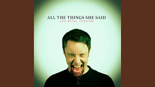 All the Things She Said Metal Version [upl. by Myers]