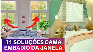 11 SOLUÇÕES PARA CAMA EMBAIXO DA JANELA [upl. by Gnahc]