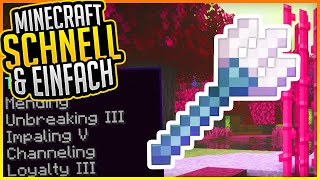 Besten Dreizack Verzaubern Tutorial ✨ Minecraft Schnell und Einfach 48 ✨ ErikOnHisPeriod [upl. by Freddie]