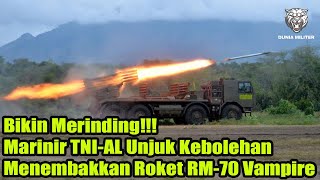 Bikin Merinding Marinir TNIAL Unjuk Kebolehan Menembakkan Roket RM70 Vampire [upl. by Eberly]