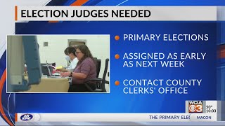 Election judges needed across Central IL as primaries approach [upl. by Nirahs]