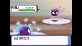 Shiny Gastly Leveling and Evolving to Haunter Pokemon Diamond [upl. by Lynus]