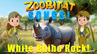 Kids Nursery Rhymes  Learn about Rhinos  White Rhino Rock  Childs Songs  Kids Songs  Kids TV [upl. by Stew144]