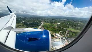 Brand New Delta A321 Neo Landing  Aterrizando in Santiago STI Dominican Republic [upl. by Dercy]