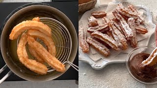 Homemade churros the Spanish recipe for a cruchy appetizer [upl. by Halpern473]