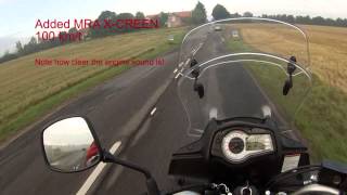 Vstrom with MRA X Screen [upl. by Les]