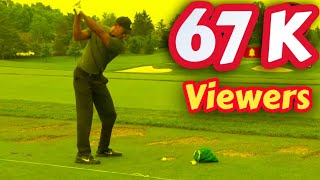 Tiger Woods  Golf swing Practice Range  Full Video [upl. by York]