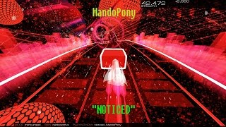 Five Nights at Freddys Song  quotNoticedquot  by MandoPony Audiosurf 2 quot60 FPSquot [upl. by Koralie]