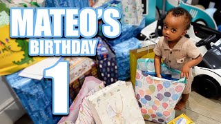 MATEOS 1st BIRTHDAY OPENING PRESENTS [upl. by Charbonnier]