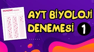 AYT Biyoloji Denemesi 1 [upl. by Camille]