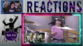 JUNNA Rising ForceYngwie Malmsteen Drum Cover Reaction reaction [upl. by Jon135]