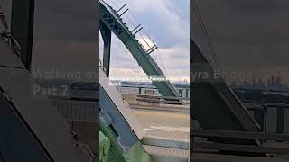 Eddie Steps walks over the Tacony Palmyra Bridge part 2 [upl. by Brufsky]