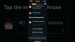 French Duolingo Stories duolingo duolingostories shorts french learning [upl. by Enamrahc]