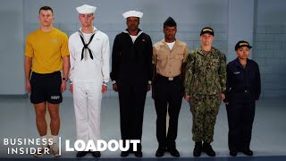 Every Uniform In A Navy Sailors Seabag  Loadout  Business Insider [upl. by Landa466]