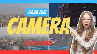 Gaza City Live Now RealTime MultiCam Stream 3110 5 [upl. by Austen]