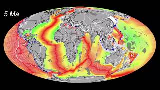 Plate Tectonics 400 Ma to Today by CR Scotese [upl. by Eilac]