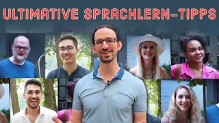 5 ULTIMATIVE SprachlernTipps von Polyglotten amp bekannten YouTubern [upl. by Aidahs]