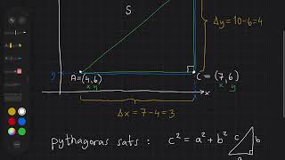 Analytisk geometri och punktavstånd algebraisk metod [upl. by Divd]